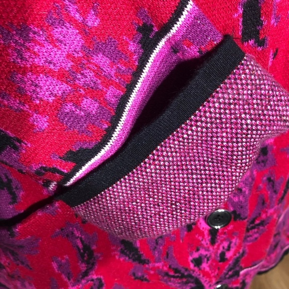 Isaac Mizrahi Live Floral Knit Cardigan Coat 2X - Picture 9 of 13